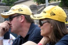 The first ever husband and wife partnership in the same car at Le Mans.  Bob Berridge and Amanda Stretton.  