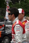 Mike Rockenfeller, making his 4th Le Mans start and hoping for better luck after crashing his Audi in the wet last year.  
