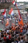 We had one or two Dutch fans near us in the grandstand......