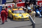 Last minute preparations for the #63 Corvette of Johnny O'Connell, Jan Magnussen and Ron Fellows