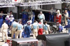 Every time a Peugeot entered the pits, it was descended upon by the media.....!