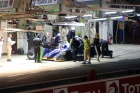 A driver change in the #18 Rollcentre Pescarolo pit - I believe between Joao Barbosa and Stephane Gregoire